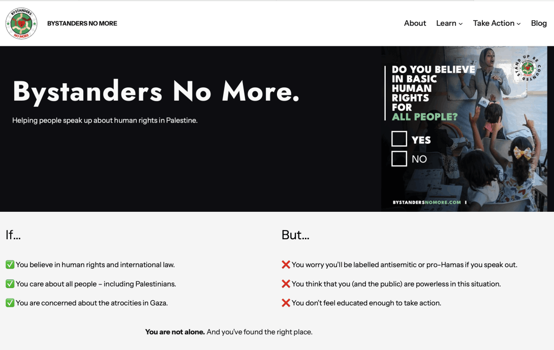 Bystanders No More.